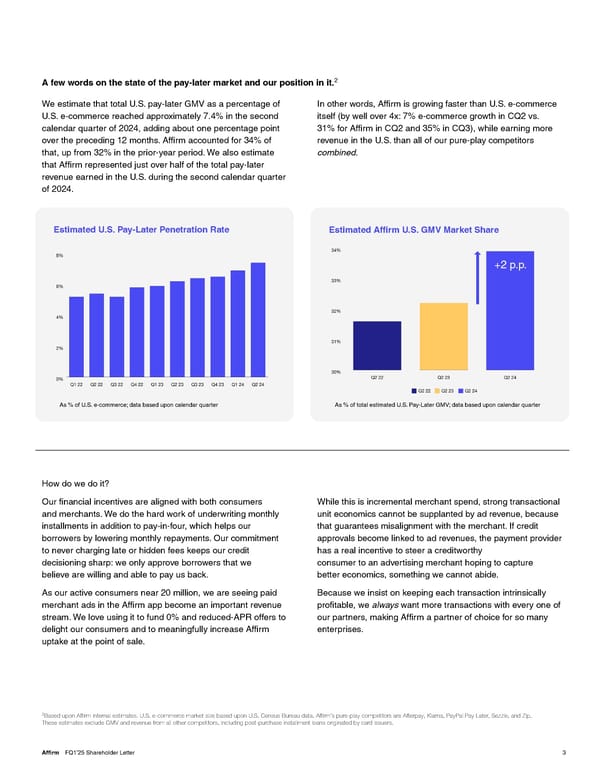 Shareholder Letter - Page 3