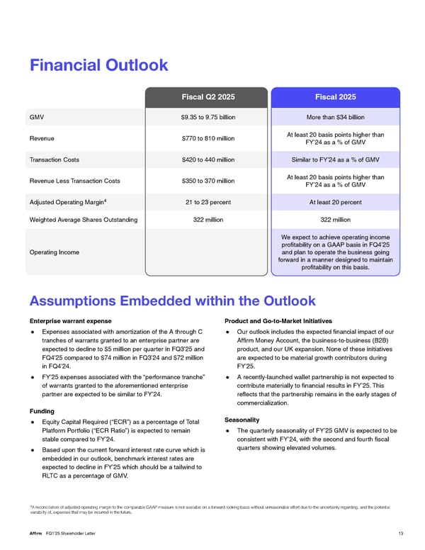 Shareholder Letter - Page 13