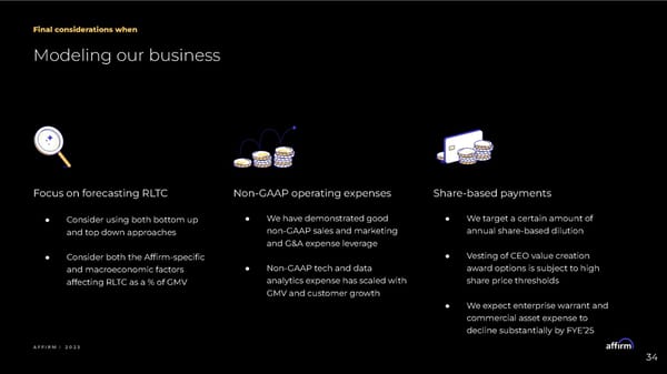 Affirm Financial Model Information Session - Page 34