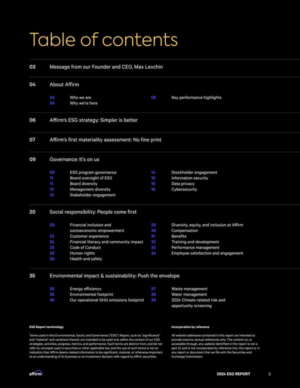 2024 ESG Report - Page 2